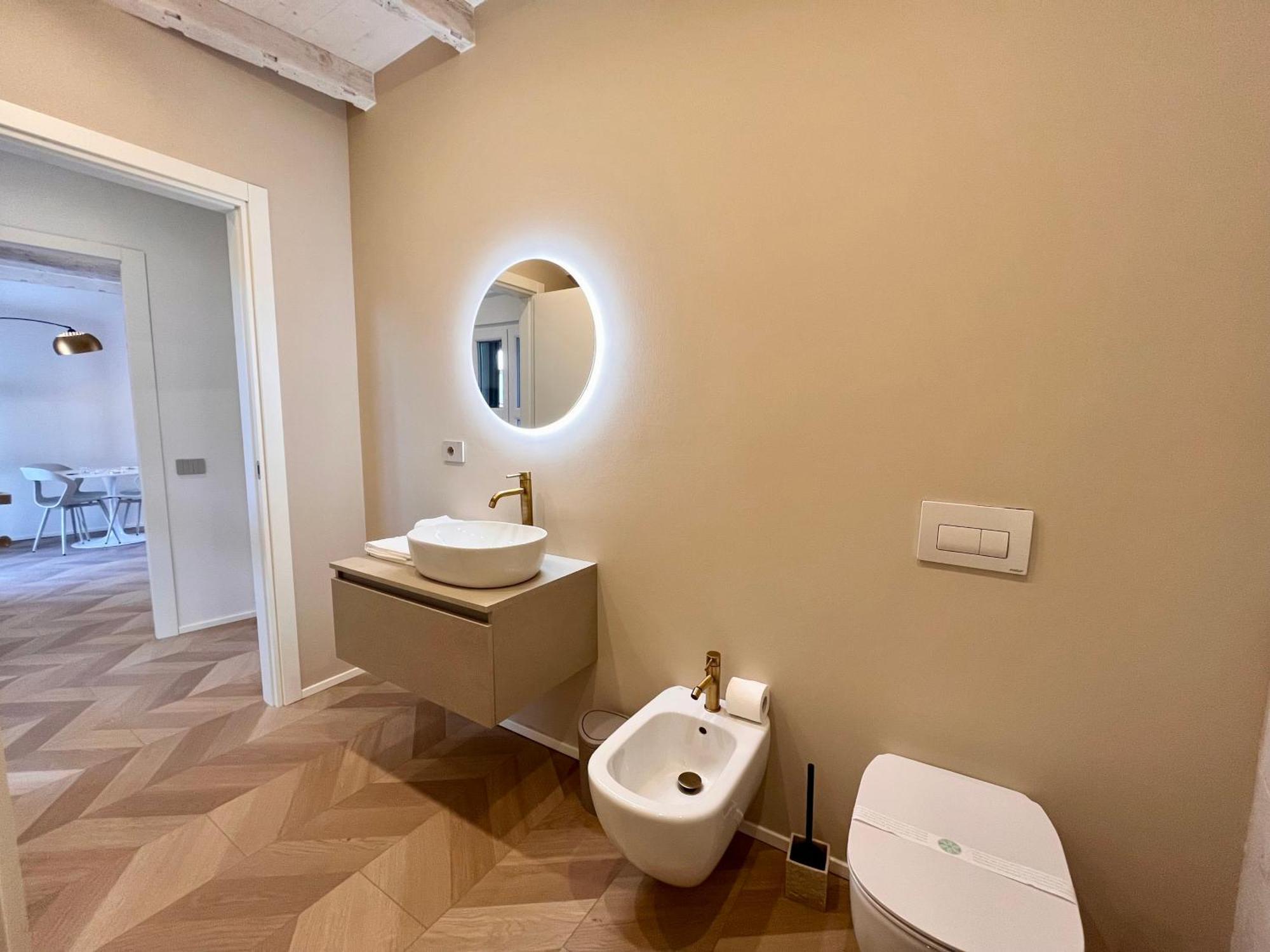 Lameca Bergamo Apartment Bagian luar foto